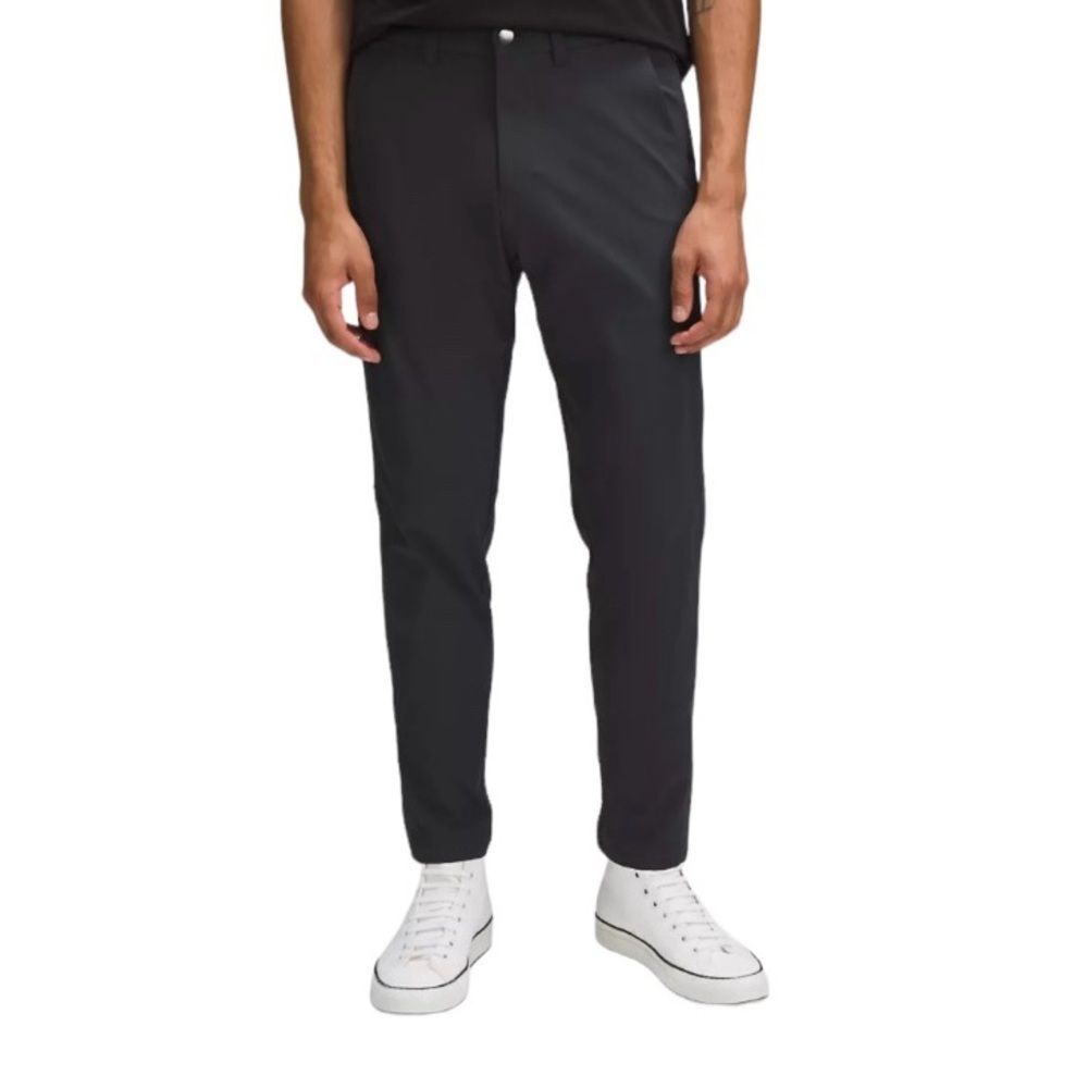 Lululemon Grey Commission Warpstreme Wrinkle-Resistant Slim-Fit Chino Pants 32